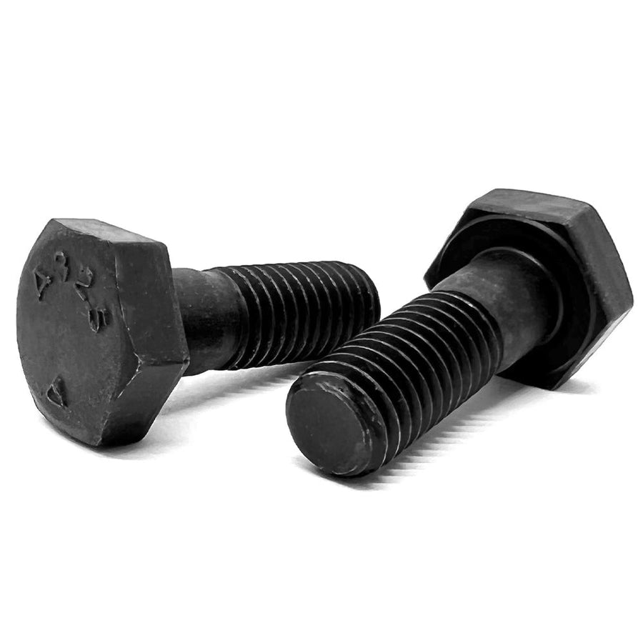 1-8x9" A325 Structural Hex Bolts Partial Thread Plain