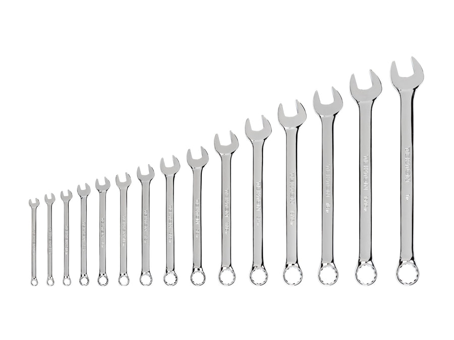 Combination Wrench Set, 15-Piece (1/4-1 in.)