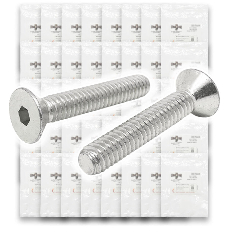 Metric A4-70 Stainless Steel Flat Socket Screws - 304 PCS