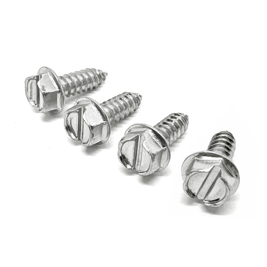 #14x3/4" Stainless Steel Slotted Hex Washer Head Self Tapping Sheet Metal Screws