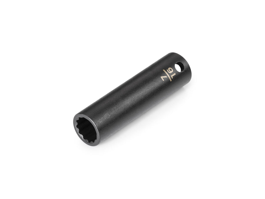 3/8 Inch Drive x 7/16 Inch Deep 12-Point Impact Socket