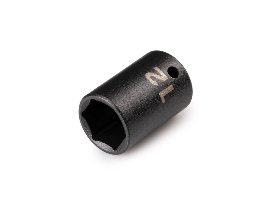 1/4 Inch Drive x 12 mm Shallow 6-Point Impact Socket
