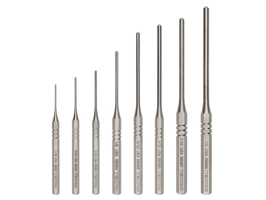 Roll Pin Punch Set, 8-Piece (1/16 - 1/4 in.)