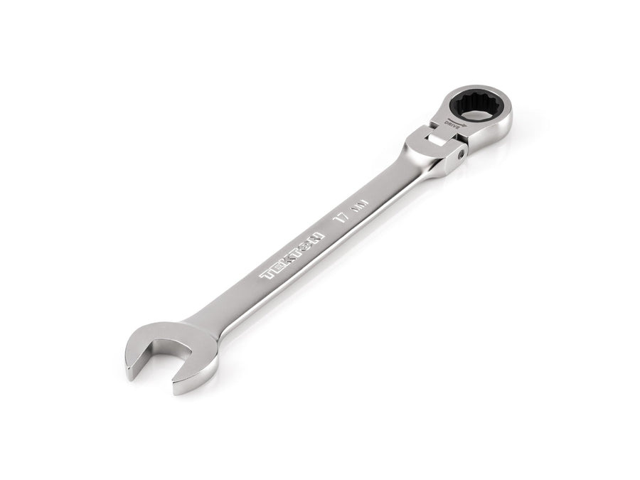 17 mm Flex Head 12-Point Ratcheting Combination Wrench