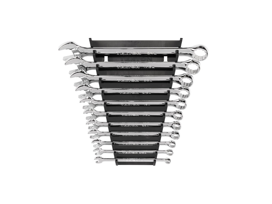 Combination Wrench Set with Rack, 11-Piece (1/4-3/4 in.)