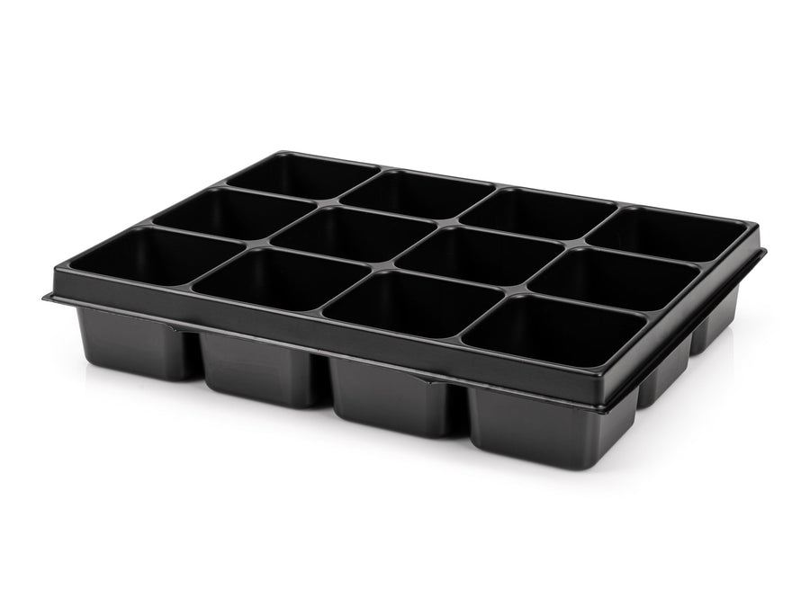 12-Cavity Parts Tray for Lidded Drawer and Open Top Drawer