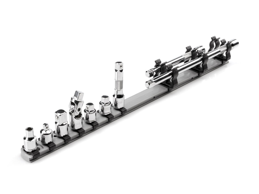 3/8 Inch Drive Extension and Accessory Set with Rail (9-Piece)