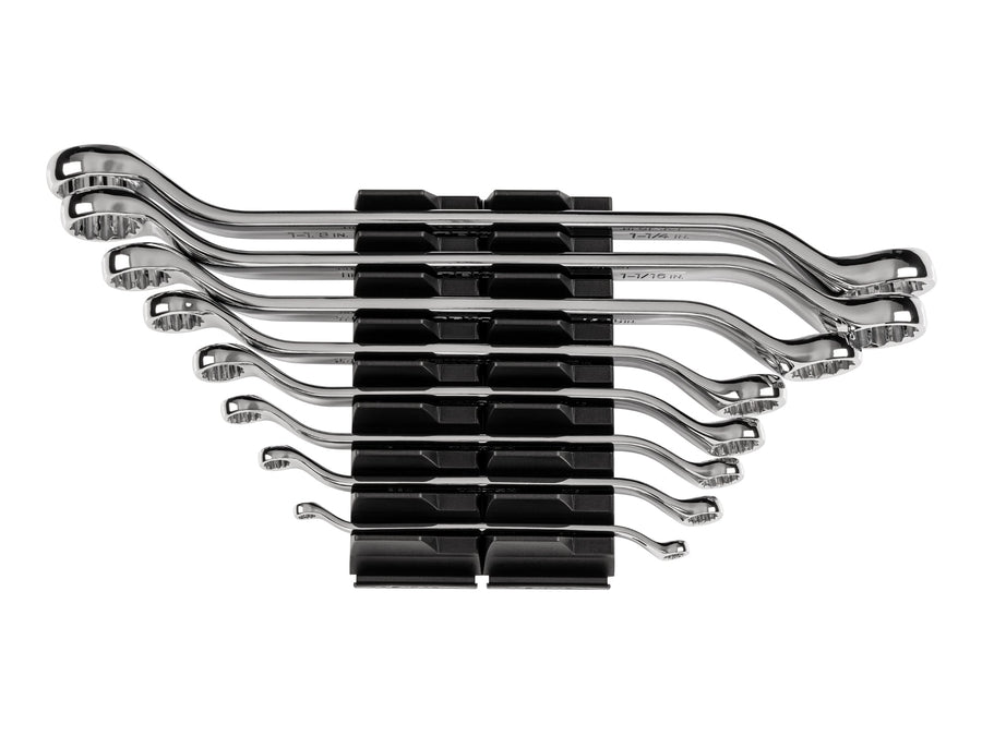45-Degree Offset Box End Wrench Set with Modular Organizers, 8-Piece (1/4 - 1-1/4 in.)