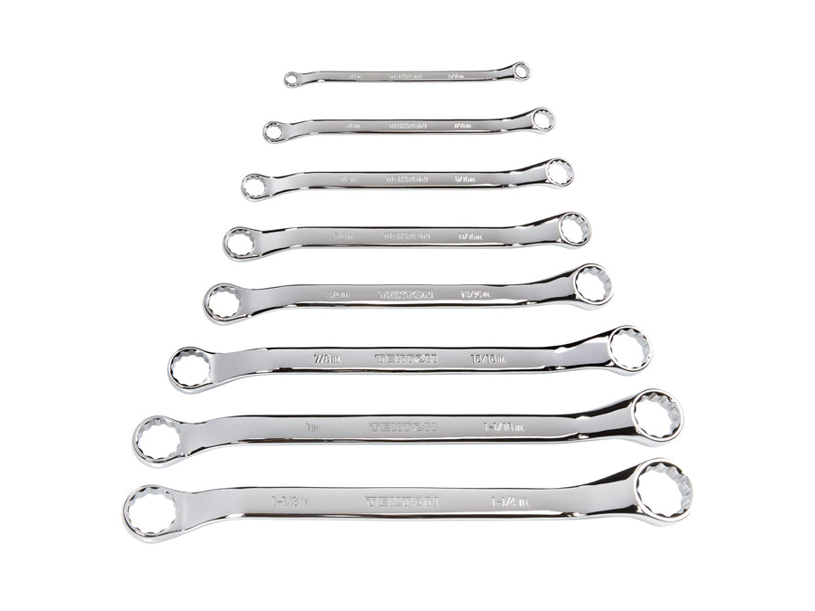45-Degree Offset Box End Wrench Set, 8-Piece (1/4 - 1-1/4 in.)