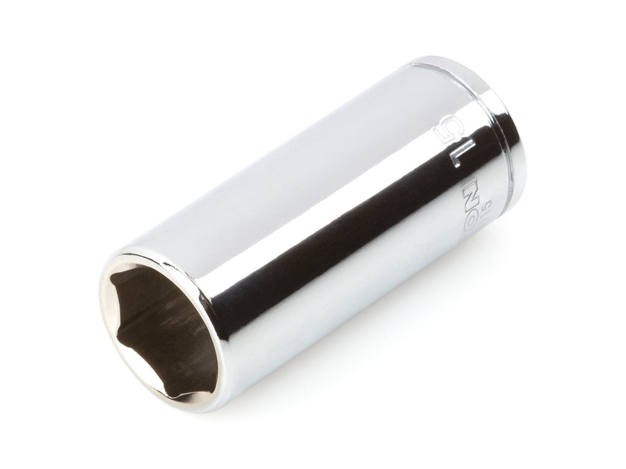 1/4 Inch Drive x 15 mm Deep 6-Point Socket