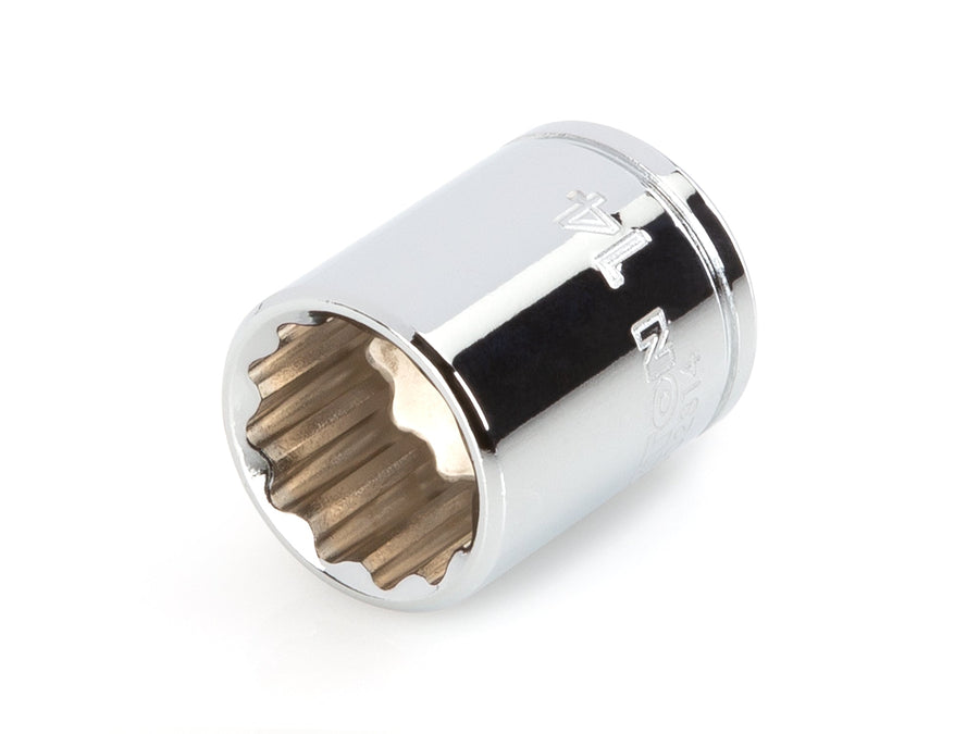 1/4 Inch Drive x 14 mm Shallow 12-Point Socket