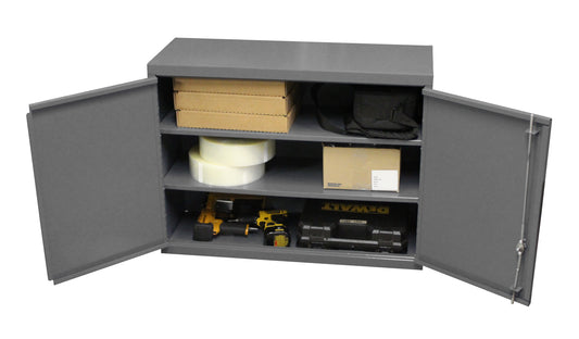 Wall Mounted Storage Cabinet, 3 Shelves