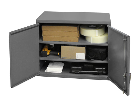 Wall Mounted Storage Cabinet, 3 Shelves