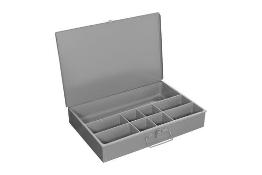 Large, Steel Compartment Box, 9 Opening