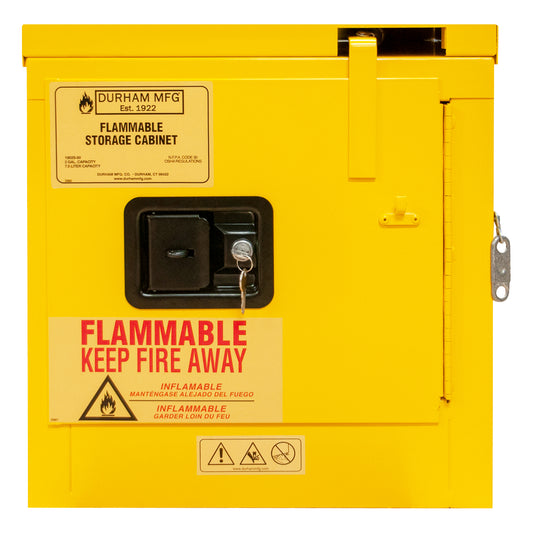 Flammable Storage, 2 Gallon, Self Close