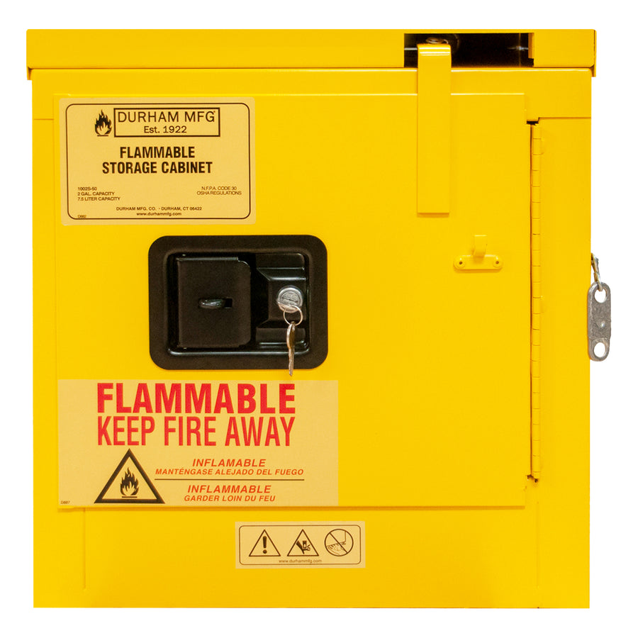 Flammable Storage, 2 Gallon, Self Close