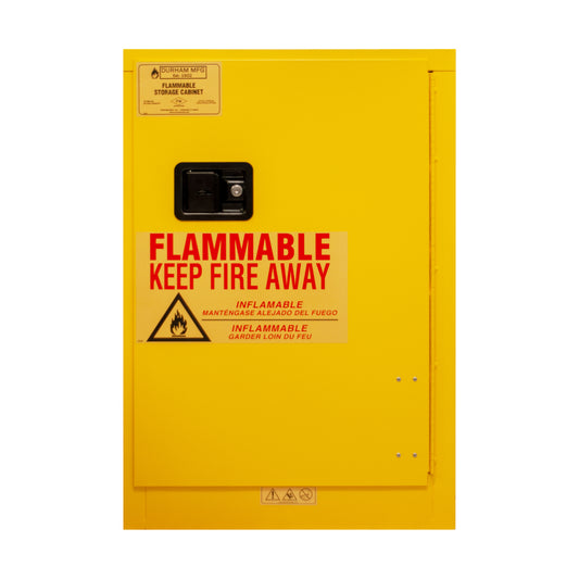 Flammable Storage, 24 Cans, Manual