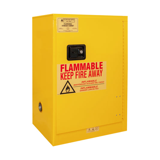 Flammable Storage, 24 Cans, Manual