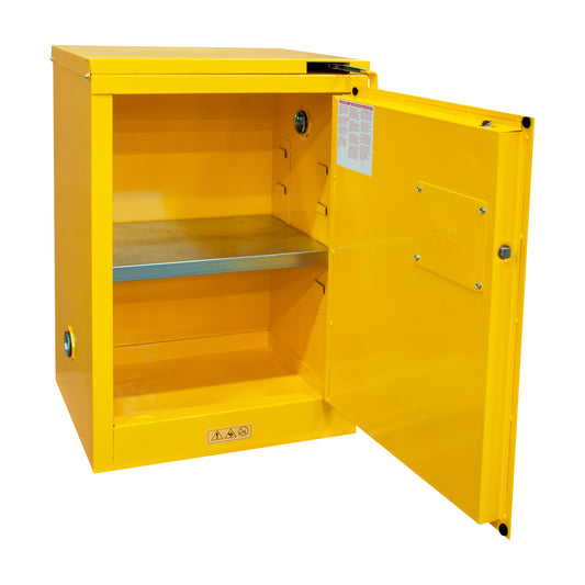 Flammable Storage, 12 Gallon, Self Close