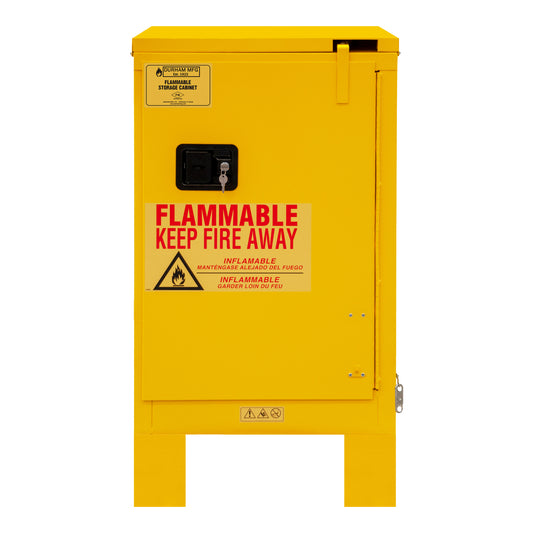 Flammable Storage, 12 Gallon, Self Close