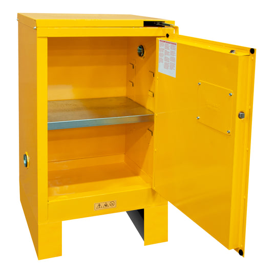 Flammable Storage, 12 Gallon, Self Close