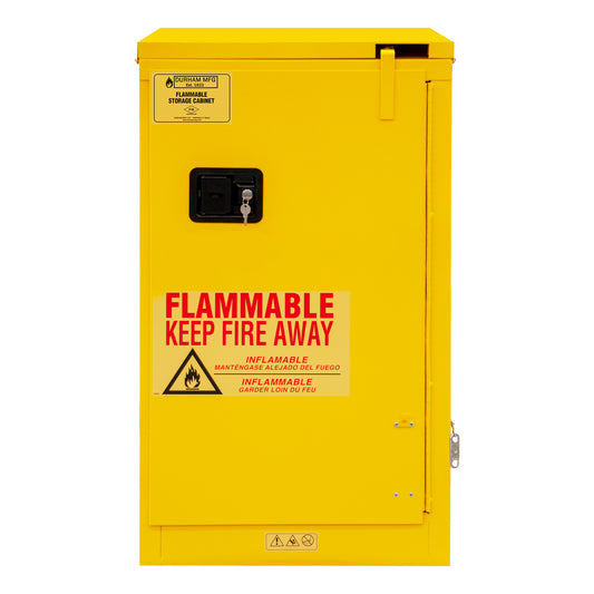 Flammable Storage, 16 Gallon, Self Close