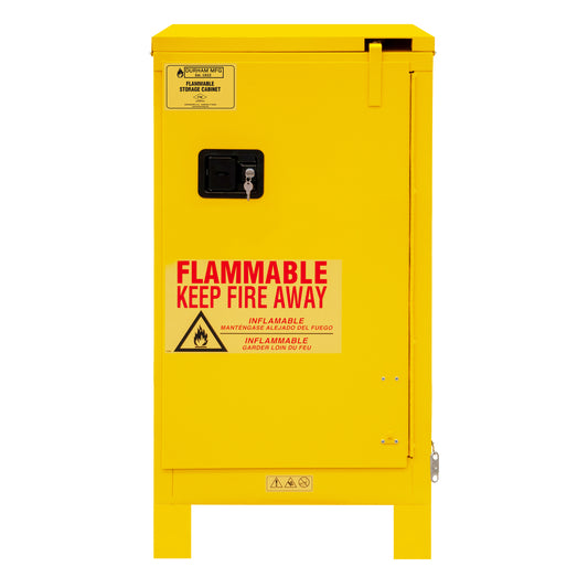 Flammable Storage, 16 Gallon, Self Close