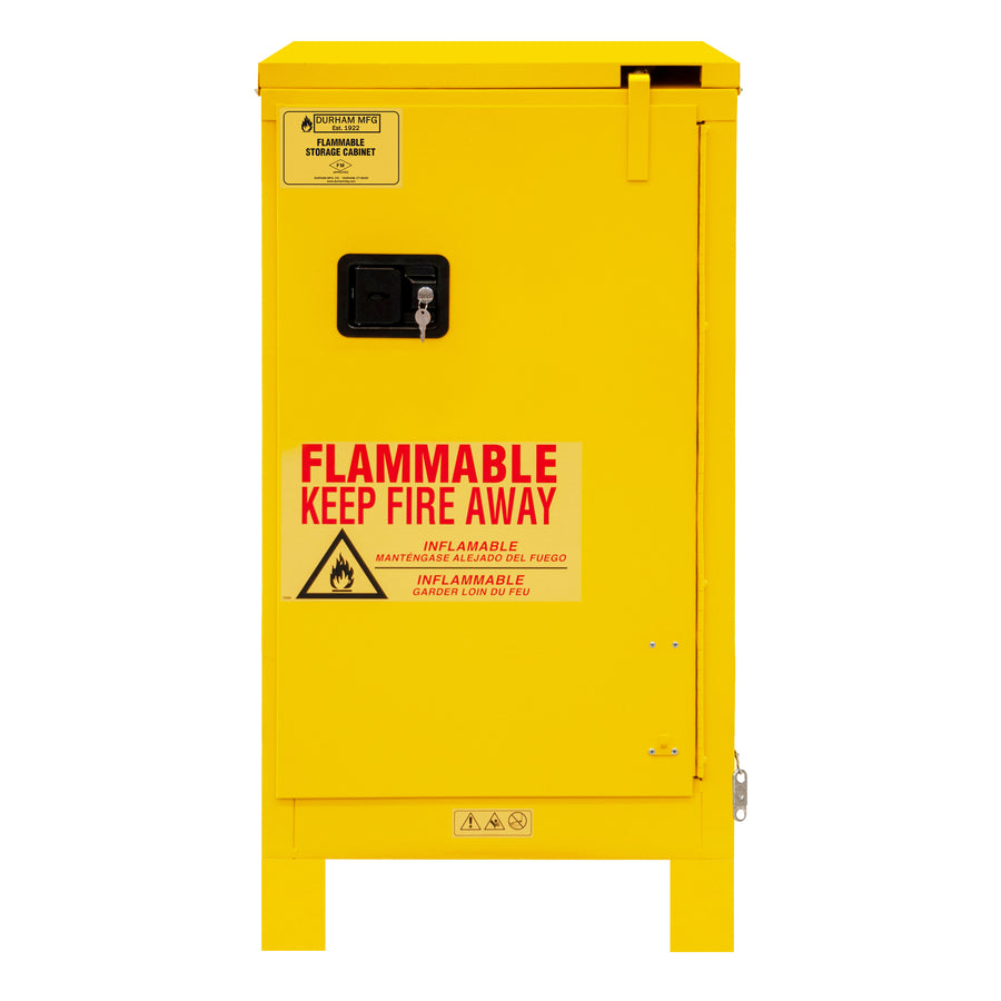 Flammable Storage, 16 Gallon, Self Close