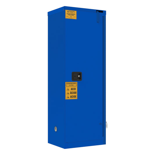 Corrosive Storage, 22 Gallon, Self Close