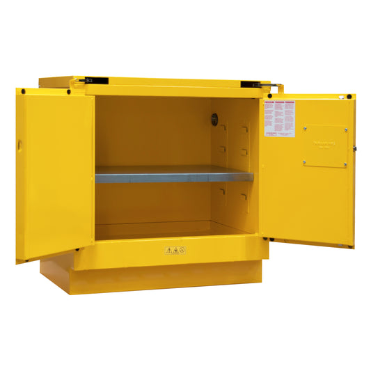 Flammable Storage, 22 Gallon, Self Close