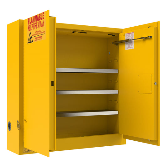 Flammable Storage, 24 Gallon, Self Close