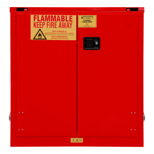 Flammable Storage, 30 Gallon, Self Close