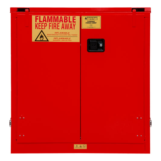Flammable Storage, 30 Gallon, Self Close
