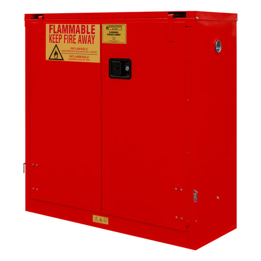 Flammable Storage, 30 Gallon, Self Close