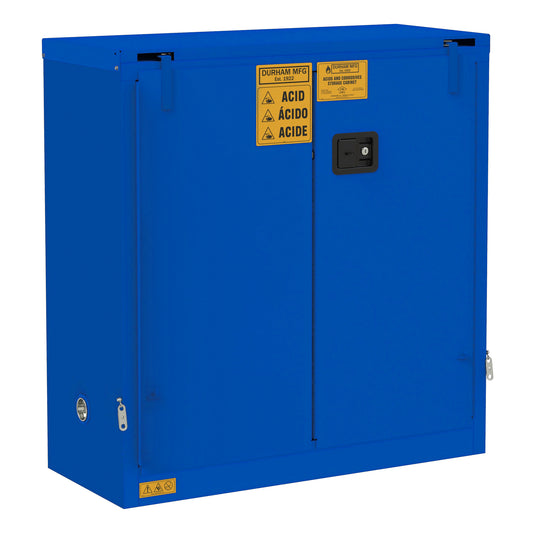 Corrosive Storage, 30 Gallon, Self Close
