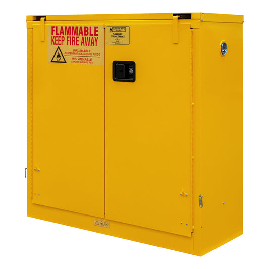 Flammable Storage, 30 Gallon, Self Close
