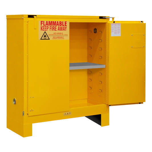 Flammable Storage, 30 Gallon, Self Close