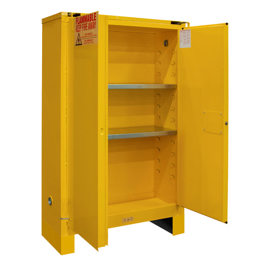 Flammable Storage, 45 Gallon, Self Close