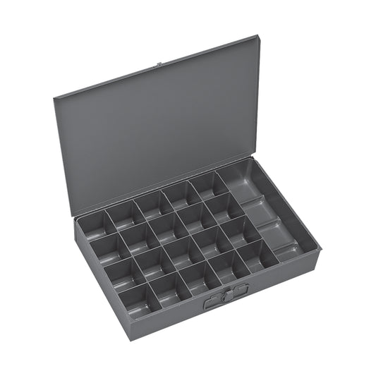 Large, Steel Compartment Box, 21 Opening