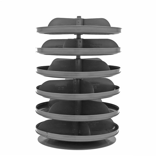 17" Revolving Rotabin, 6 Shelves