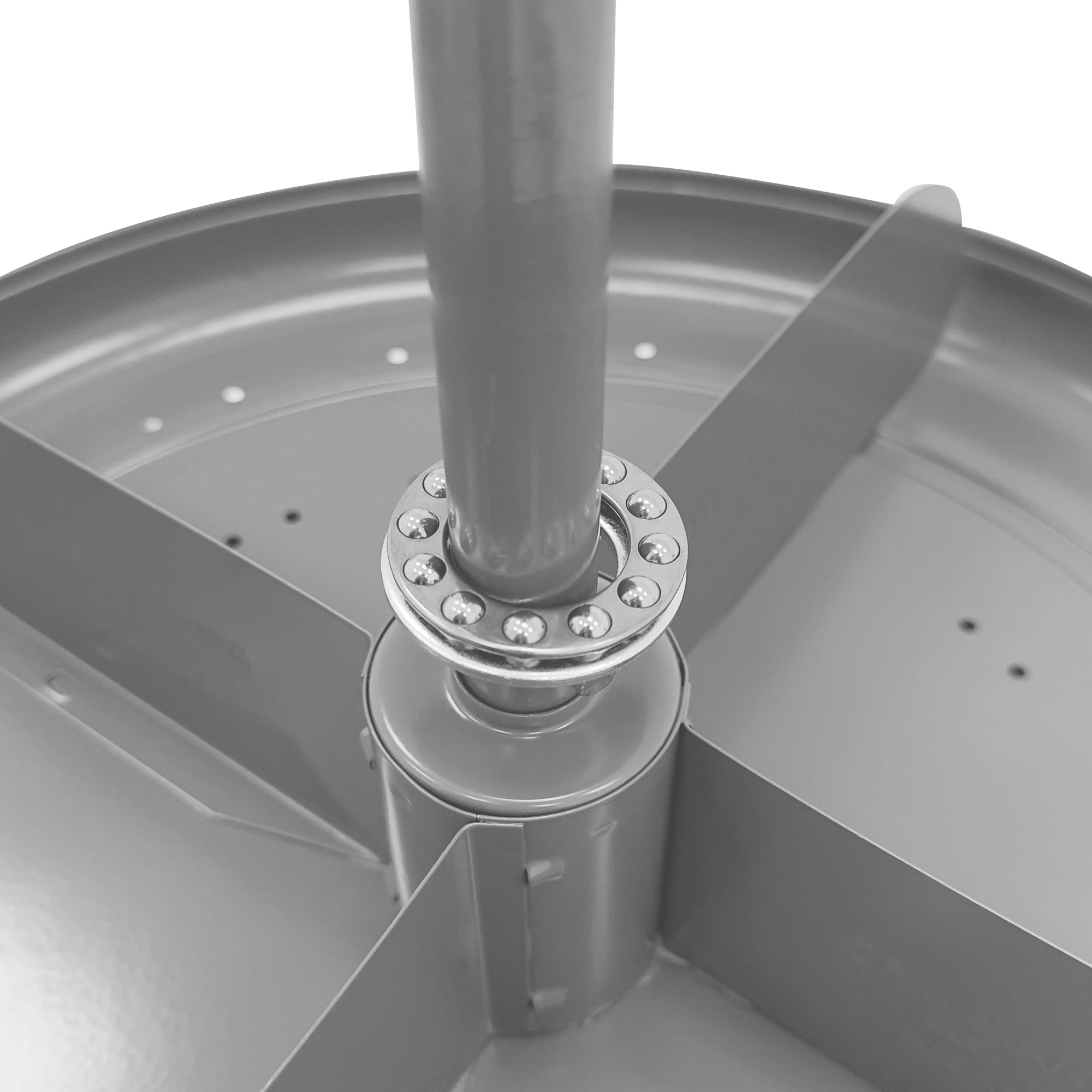 17" Revolving Rotabin, 6 Shelves