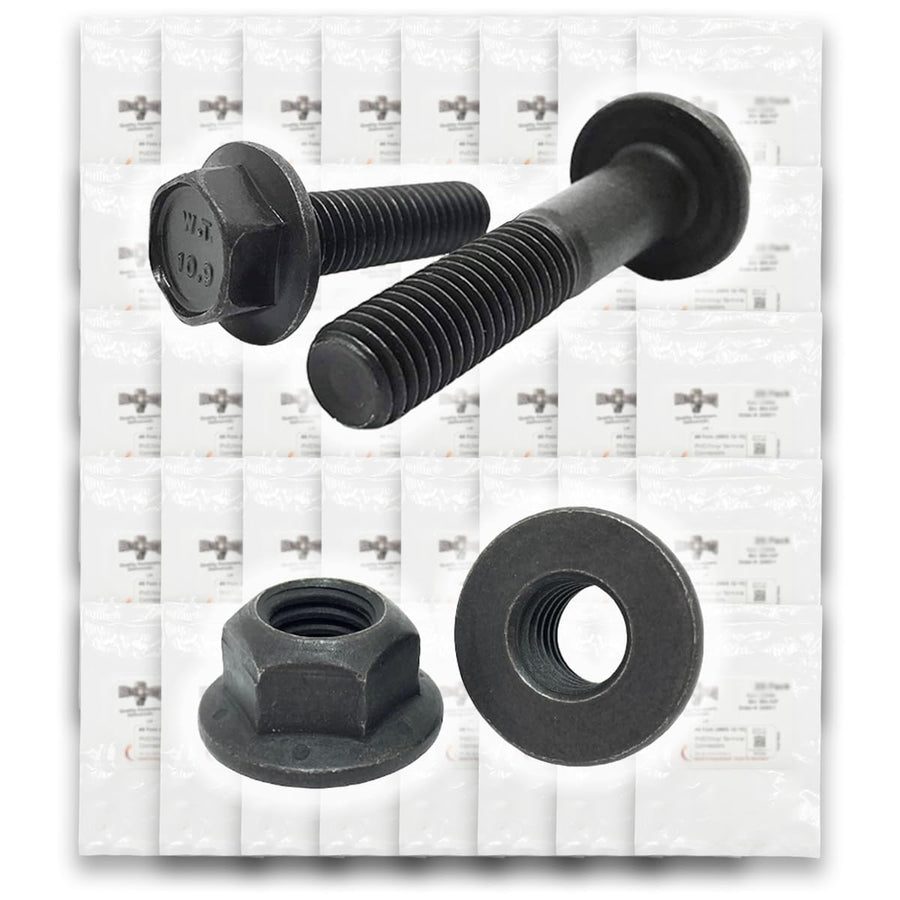 Inch & Metric Grade 8 / Class 10.9 Flange Bolt and Lock Nut Kit - 1175 PCS