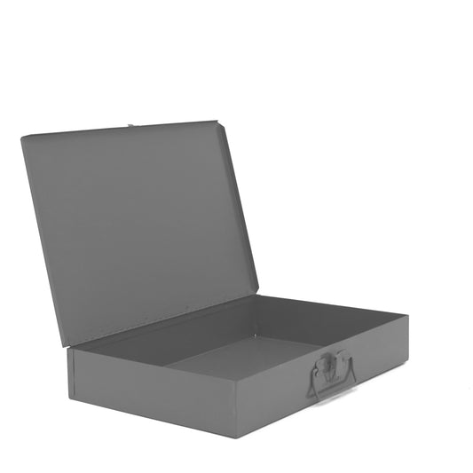 Large, Steel, Compartment Box, Empty