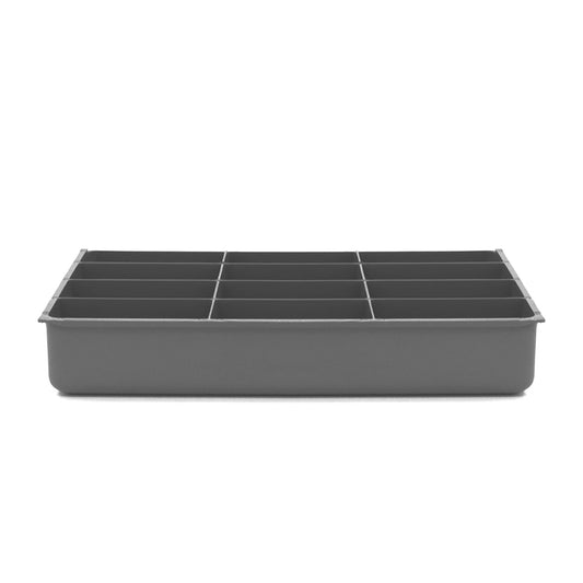 Large, 12 Compartment Insert, Gray