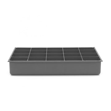 Large, 20 Compartment Insert, Gray