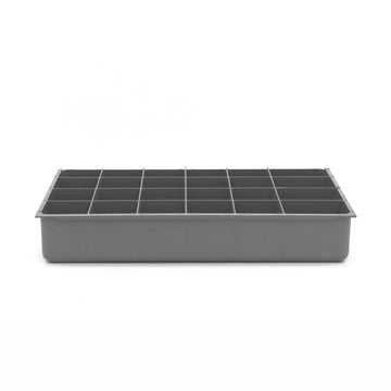 Large, 24 Compartment Insert, Gray