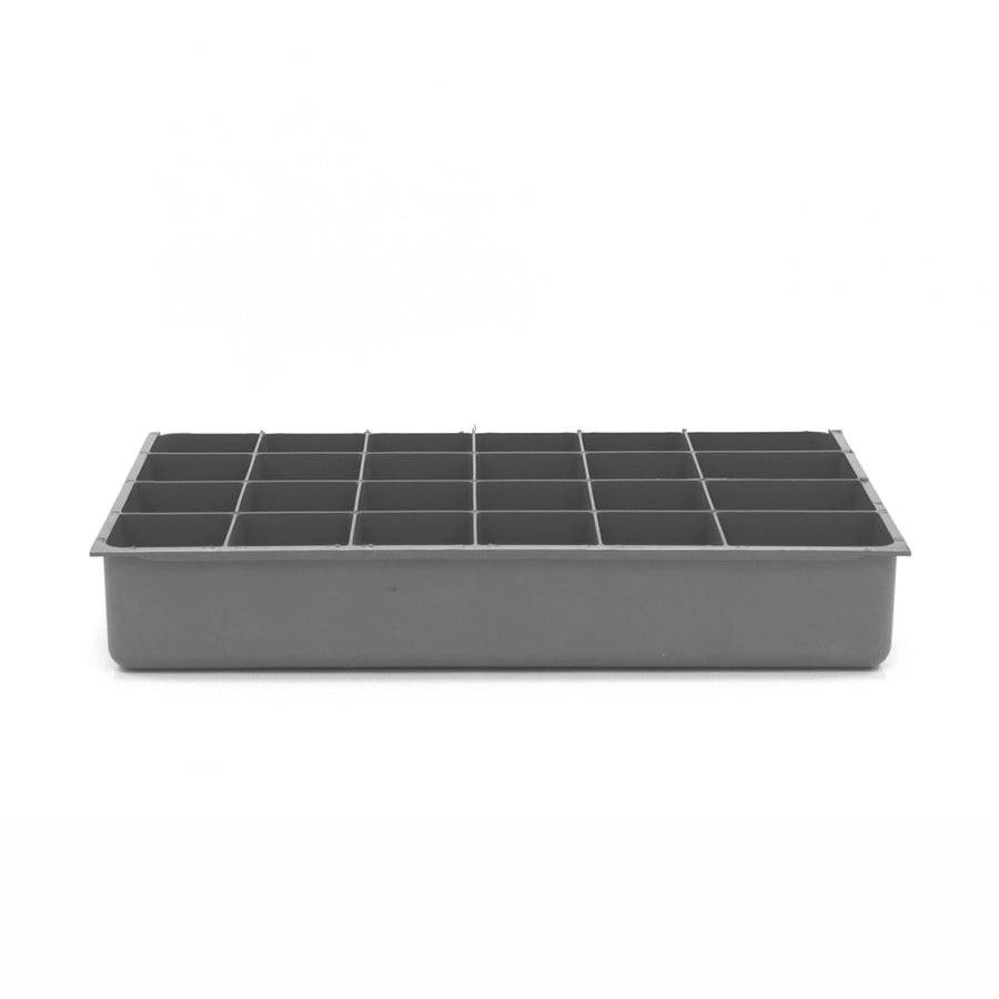 Large, 24 Compartment Insert, Gray