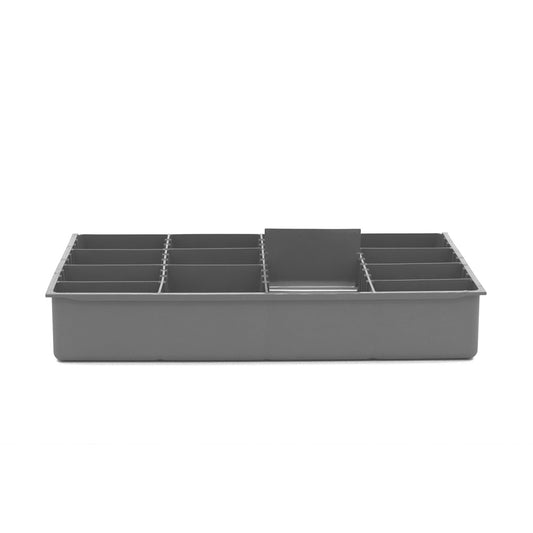 Large, Variable Compartment Insert, Gray