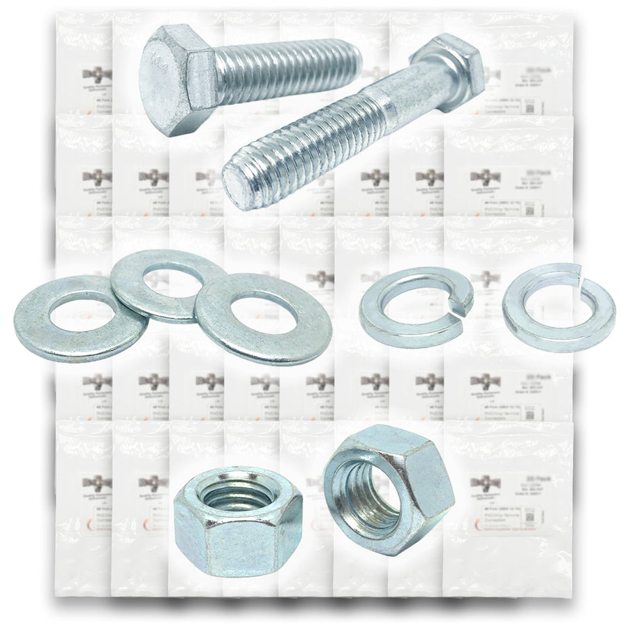 Metric Class 10.9 Hex Cap Screws, Hex Nuts, Flat & Lock Washers - 574 PCS