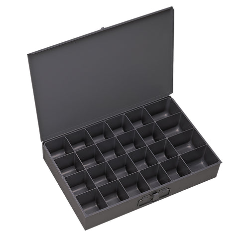 Small Steel Compartment Box, 24 Opening